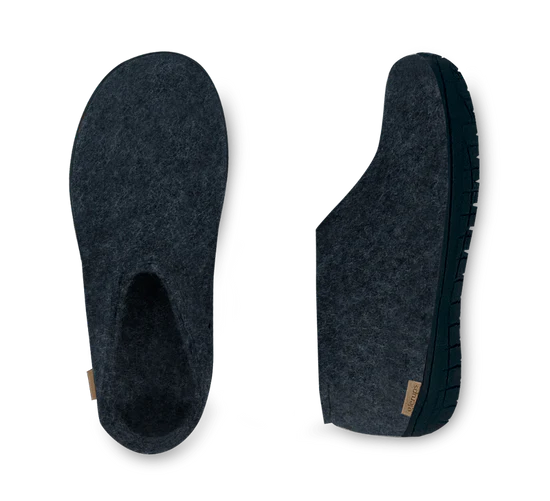 Glerups Shoe - Black Rubber Sole