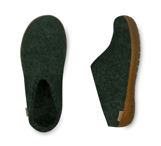 Glerups Slip on - Honey Rubber Sole