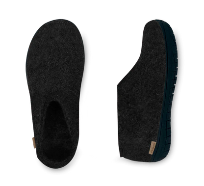 Glerups Shoe - Black Rubber Sole