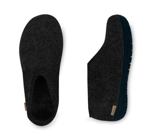 Glerups Shoe - Black Rubber Sole