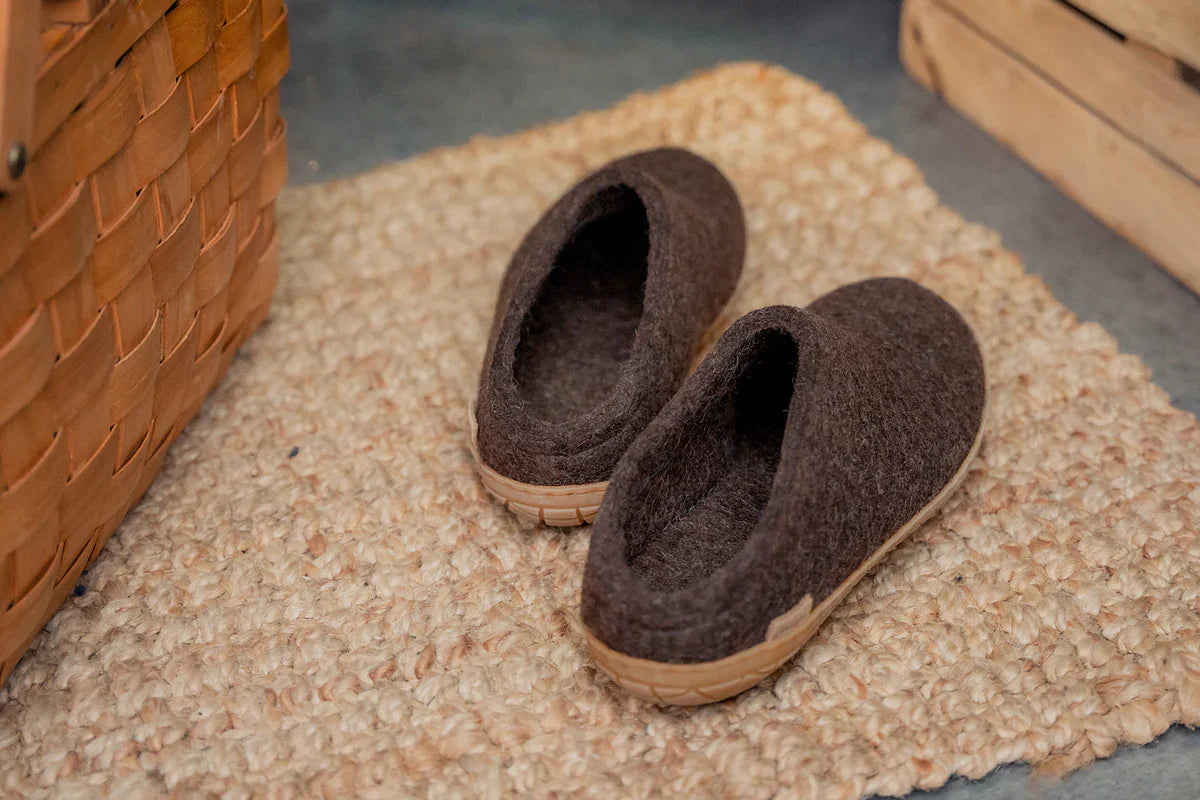 Glerups Slip on - Honey Rubber Sole